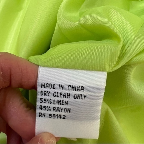 Talbots womens green one button boxy blazer size 10 - Picture 9 of 9